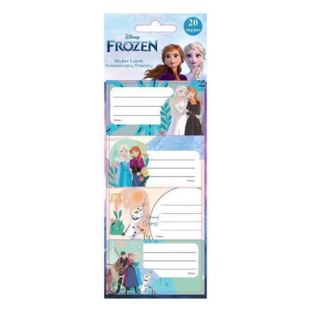 Diakakis Ετικέτες Αυτοκόλλητες 20 τεμ. Frozen 2 (000563892)