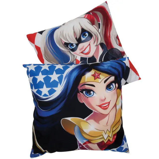 Διακοσμητικό Μαξιλάρι 40Χ40 Με Γέμιση Das 5504 Super Hero Girls