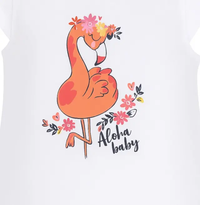 T-shirt Μπλουζάκι Aloha Baby Venere White 8010657 - 12 M (80cm) 2