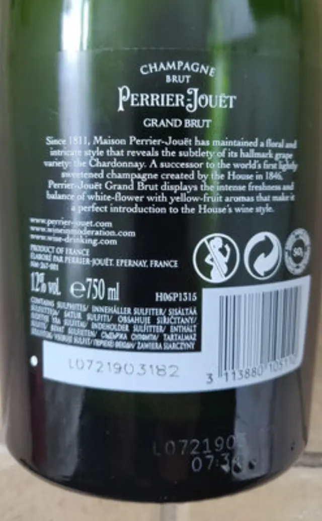 PERRIER JOUET GRAND BRUT CHAMPAGNE ΛΕΥΚΗ 750ml 2