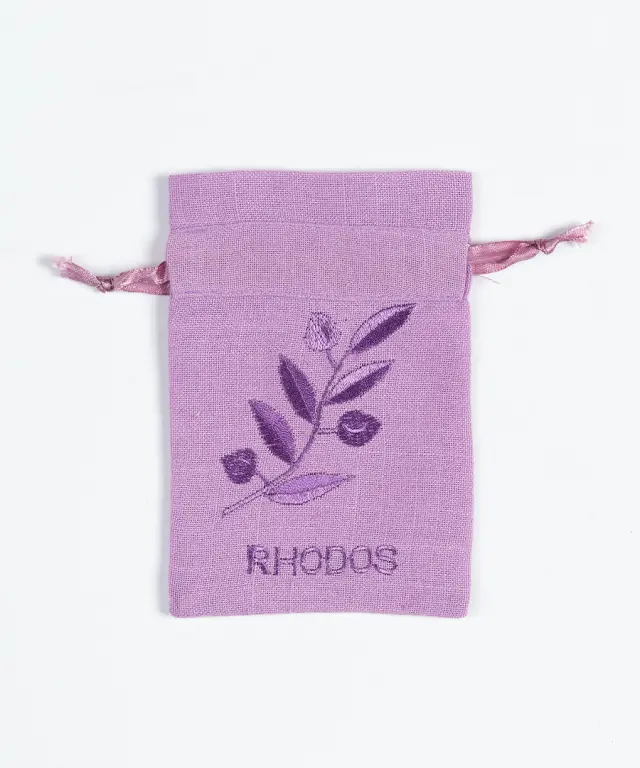Σαπουνοθήκη (10τμχ) ΡΟΔΟΣ (9cm x 14cm) λιλά -