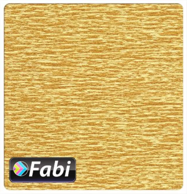 Γκοφρέ Fabi 50x200εκ Μεταλλικό Χρυσό 8199