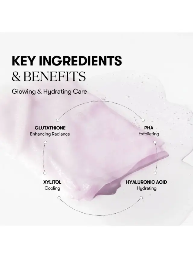 VT Cosmetics Luminous Skin Pack Επιθέματα Προσώπου Λάμψης με Γλουταθειόνη, 100τμχ 3
