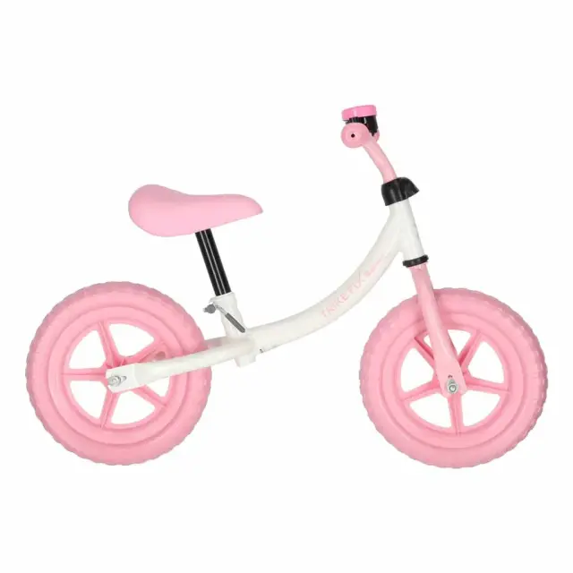 Trike Fix Balance παιδικό ποδήλατο ισορροπίας με κουδούνι λευκό-ροζ 3