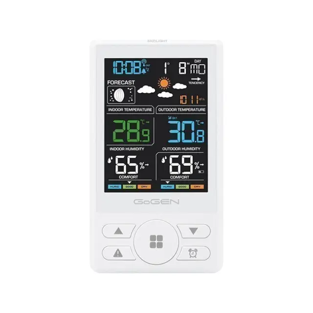 GoGEN Μετεωρολογικός Σταθμός ME1250W White (GOG-ME1250W) 2