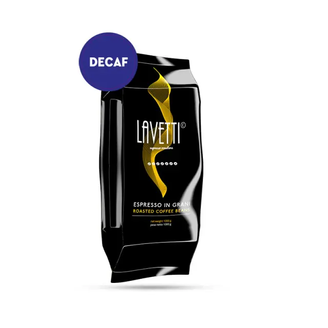 Καφές Espresso LAVETTI DECAFEINE 1 kg Σε κόκκους