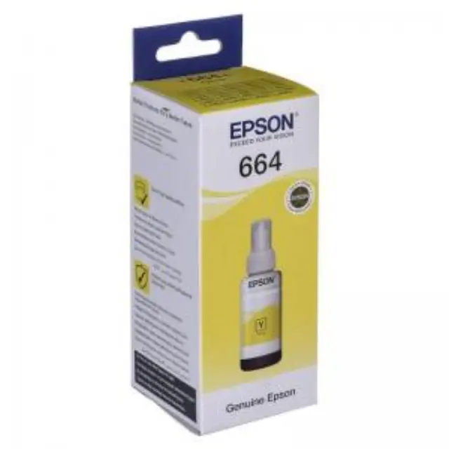 Μελάνι Epson Inkjet No. 664 Bottle C13T66444A Κίτρινο N58813 3