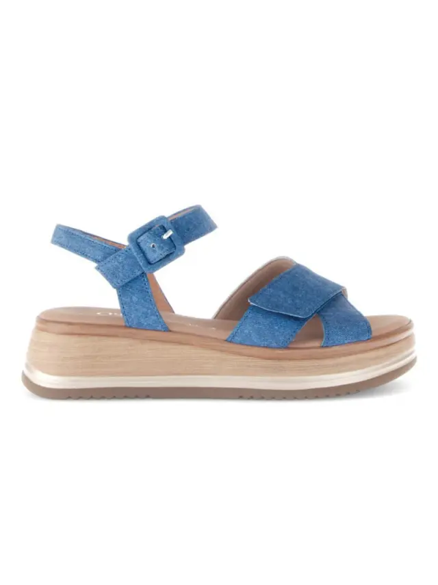 Gabor Πέδιλα Γυναικείο δέρμα Μπλέ GAB/62741 16-BLUE 3