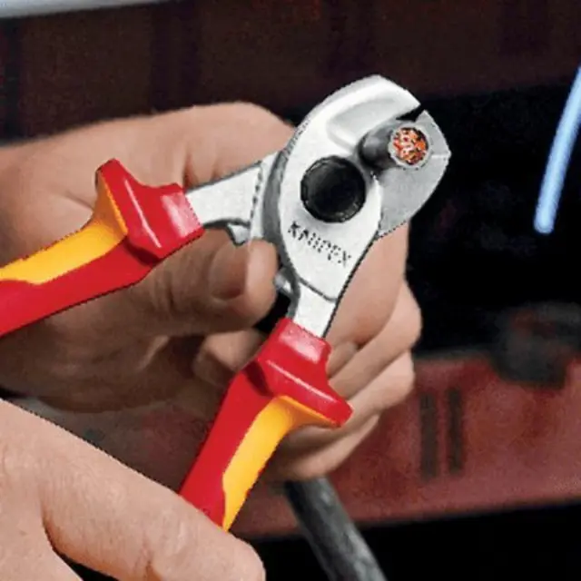 Knipex 9536280 - Κόφτης καλωδίων με λειτουργία καστάνιας No280mm 3