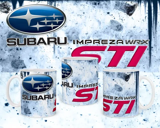 κούπα αυτοκίνητο car subaru impreza -01 κεραμική 330ml με συσκευασία δώρου " με δυνατότητα προσθήκης ονόματος η ευχές