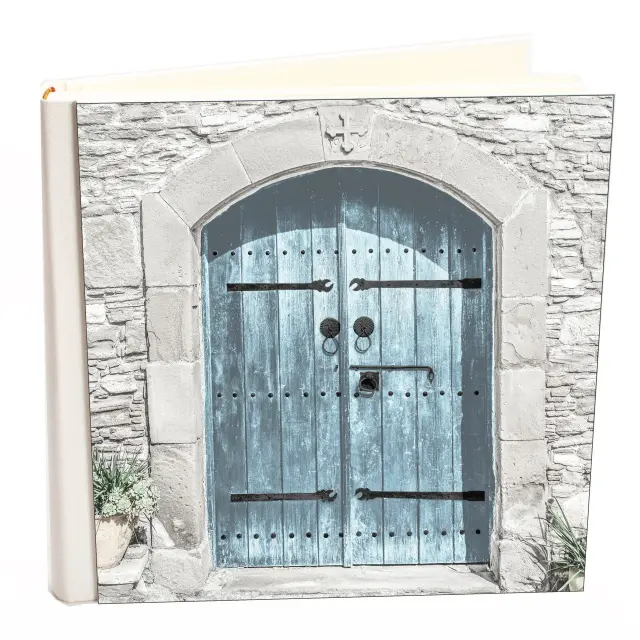 Άλμπουμ my album island & Doors 07 boho style με ριζόχαρτο 35x35cm και κουτί άλμπουμ