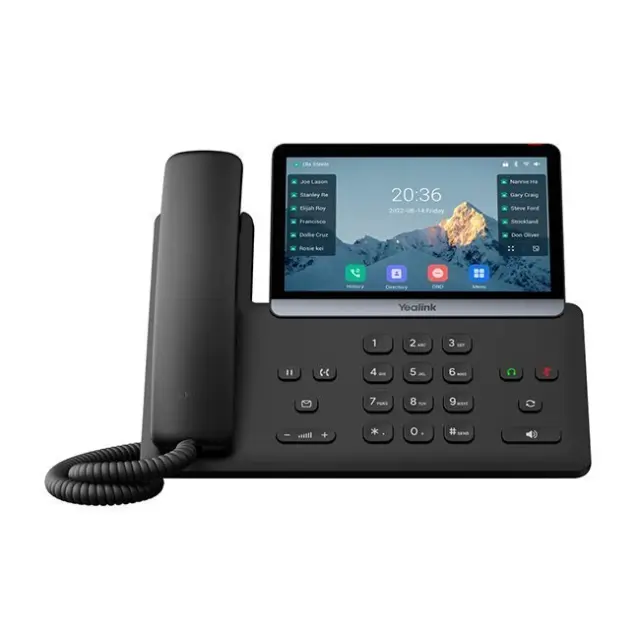 Yealink IP Τηλέφωνο SIP-T77U Black (1301011)