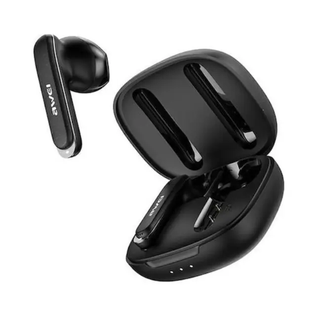 Awei T66 In-ear Bluetooth Handsfree Ακουστικά με Αντοχή στον Ιδρώτα και Θήκη Φόρτισης