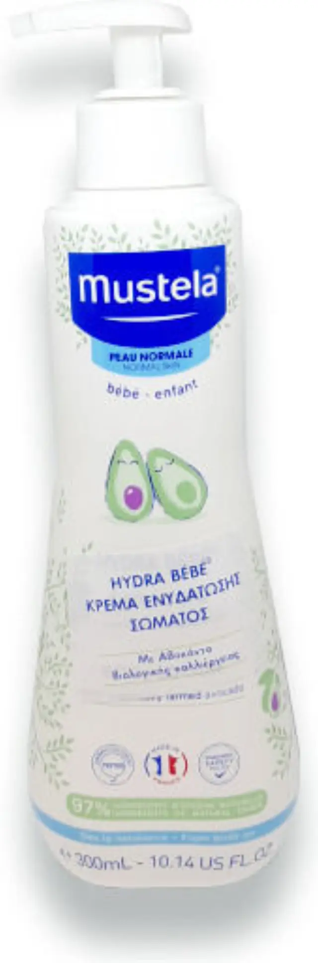 Mustela Hydra Bebe Body Milk Avocado για Ενυδάτωση 300ml 2