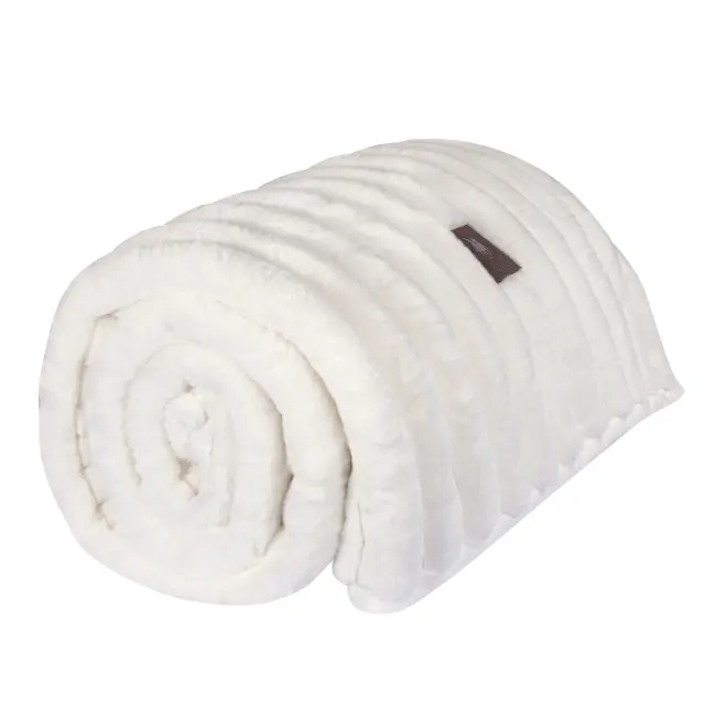 Κουβέρτα 220X240 Υπέρδιπλη 680gsm Premium Greenwich Polo Club 3477 White 100% Πολυέστερ 3