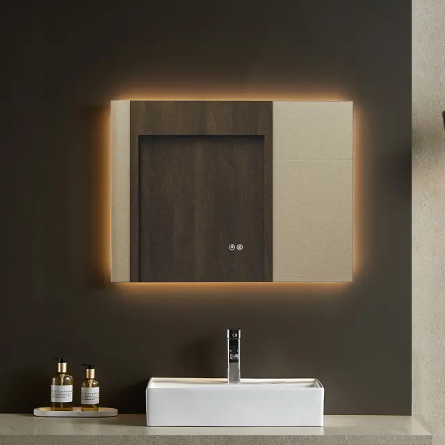 Καθρέπτης LED MILETOS 600x800mm με Κρυφό Φωτισμό και Αντιθαμβωτική Λειτουργία KARAG