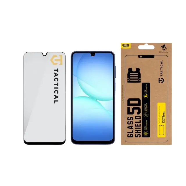 Tactical Glass Shield 5D for Samsung Galaxy A18 4G / A17 4G/5G Black 3