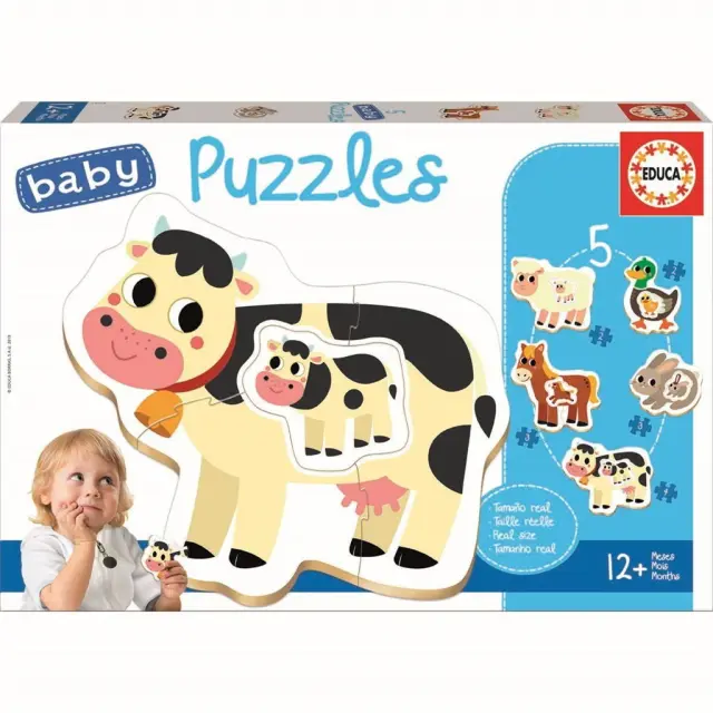 Educa - 12 Months, The Farm (80-17574) - Toys