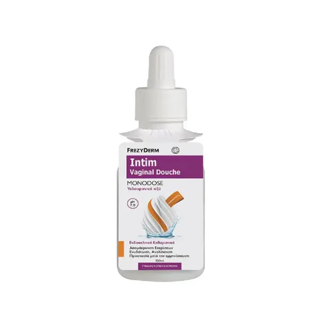 Frezyderm Feminine Intim Vaginal Douche Monodose Hyaluronic Acid pH7.0, Ενδοκολπικό Καθαριστικό με Υαλουρονικό Οξύ 150ml