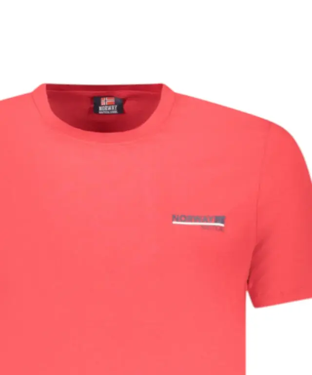 Norway Nautical School - Ανδρικό T-shirt Κοντομάνικο 856030-BITTER Κόκκινο 3