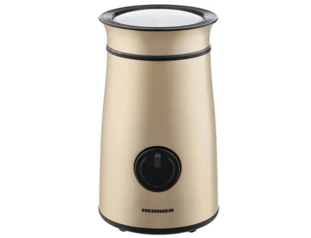 Ηλεκτρικός Μύλος Καφέ Heinner HCG-150IXGD με ισχύ 150W και χωρητικότητα 50g HCG-150IXGD