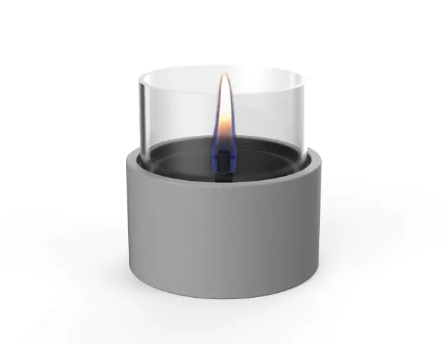 Επιτραπέζια Εστία Φωτιάς Breeze 10 Tenderflame με διάρκεια καύσης 4 - 5 ώρες, χωρητικότητα δεξαμενής 200ml και διαστάσεις 10x8.5cm - Grey TF-600075 3