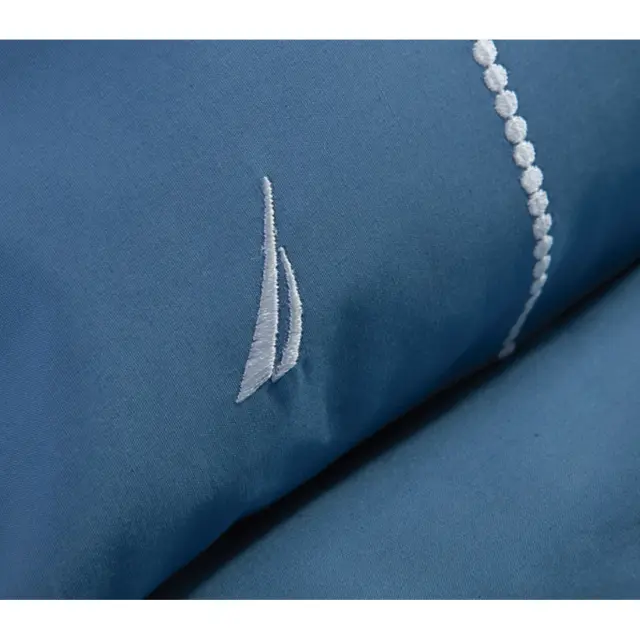 Nef-Nef Homeware Σεντόνι Nautica Wave Solid Σετ Υπέρδιπλο 240x270 Linen 3