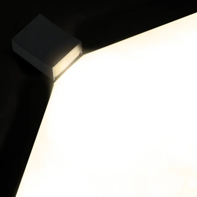 LED HP WALL LUMINAIRE 3W 110LM 89° 230V AC 3.000K DARK GREY CRI80 IP65 30.000HRS / LG1041G 2