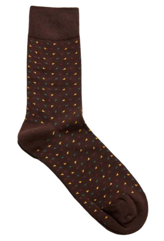 FunkyBuddha ανδρικές κάλτσες micro patterned FBM014-370-10-2 2
