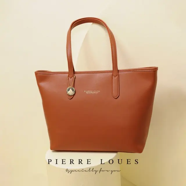 Γυναικεία Τσάντα Ώμου Shopper Pierre Loues 914-62 καφέ - One Size 2
