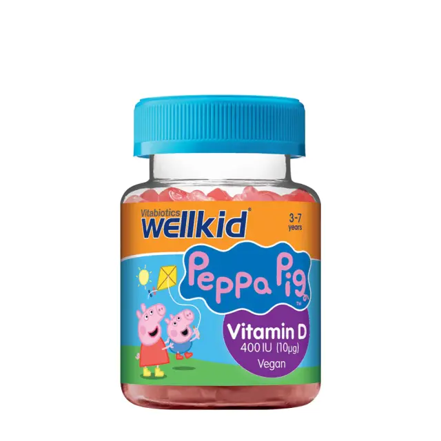 Vitabiotics Wellkid Peppa Pig Vitamin D 400 IU
