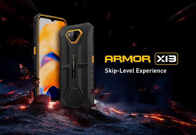 ULEFONE smartphone Armor X13, 6.52", 6/64GB, 6320mAh, IP68/IP69K, μαύρο 3