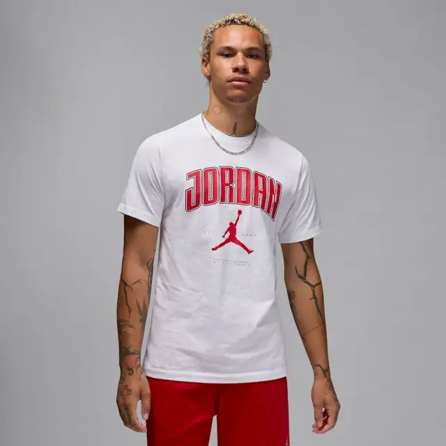 Jordan T-shirt Λευκό HQ0009-100 - L