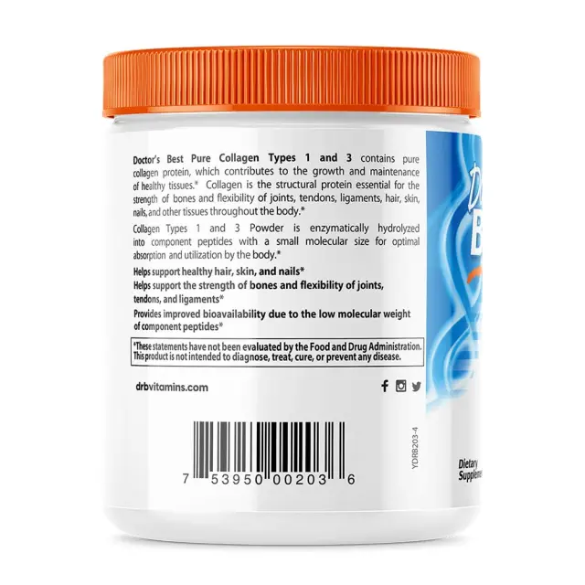 Doctor's Best Pure Collagen Types 1 and 3 powder 3