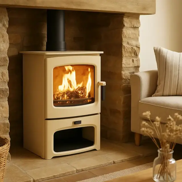 Charnwood Aire 7 Store Stand Almond Σόμπα ξύλου