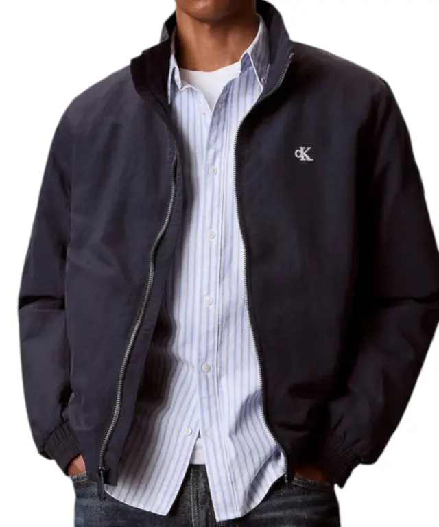 Calvin Klein - Ανδρικό Τζάκετ Ls Padded Nylon Harrigton LV04RG500G-CEF Μπλε