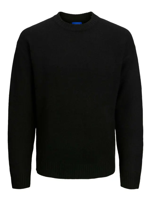 JOROLLIE KNIT CREW NECK SN Black