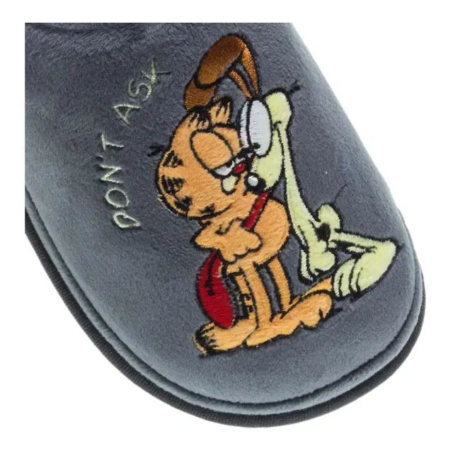 Parex Εφηβικές Παντόφλες Αγόρι Garfield, Χρώμα Γκρι 3