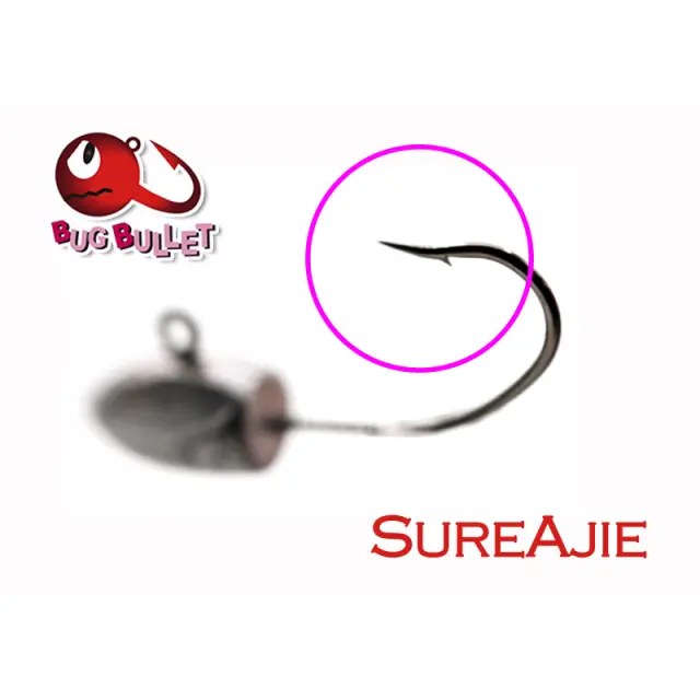 Μολυβοκεφαλή Progre Bug Bullet SureAjie 1.5gr 3