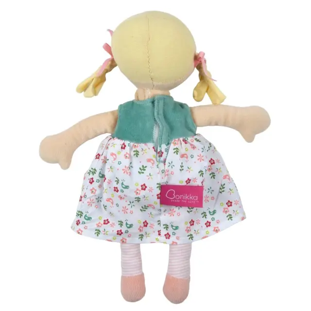 BONIKKA ΥΦΑΣΜΑΤΙΝΗ ΘΕΡΜΑΝΤΙΚΗ ΠΑΙΔΙΚΗ ΚΟΥΚΛΑ ABBY 32 CM 3