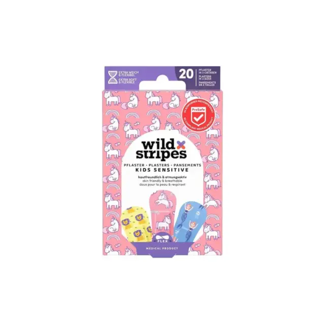 Wild Stripes Kids Fantasy Παιδικά Αυτοκόλλητα Επιθέματα σε 3 Μεγέθη 20τμχ