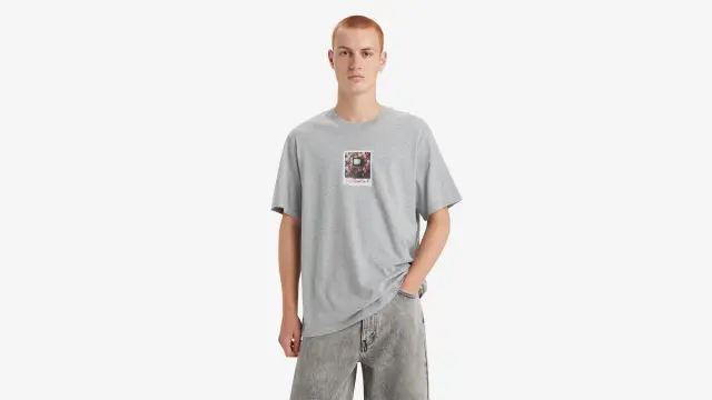 SS RELAXED FIT TEE GREYS Grey