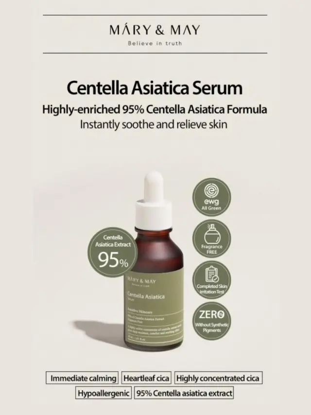 Mary & May Centella Asiatica Serum, Ορός Προσώπου 30ml 3