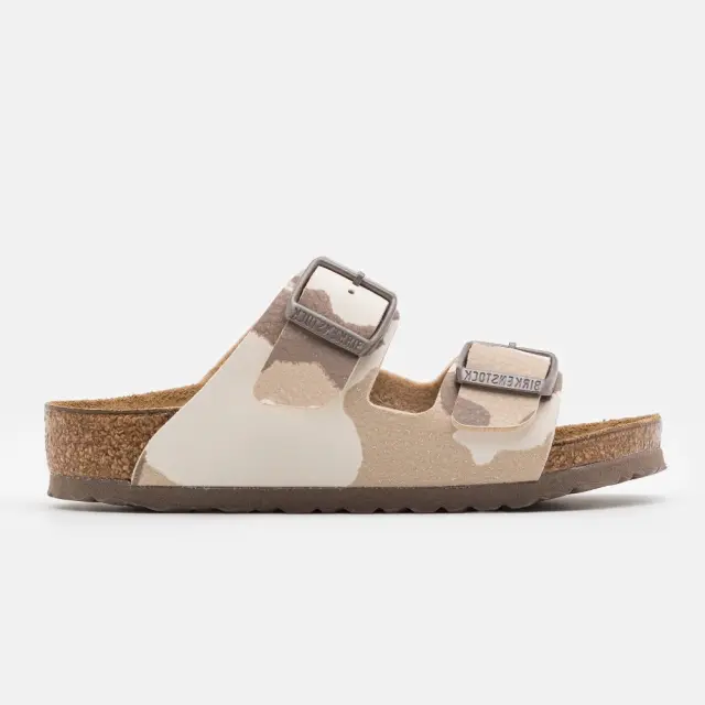 Birkenstock Πέδιλα Γυναικείο Birko-Flor(ανθεκτικό υλικό της Birkenstock-επιτρέπει την επαφή με το νερό) Μπεζ BIR/ARIZONA CAMO 1018898 ALMOND - 37