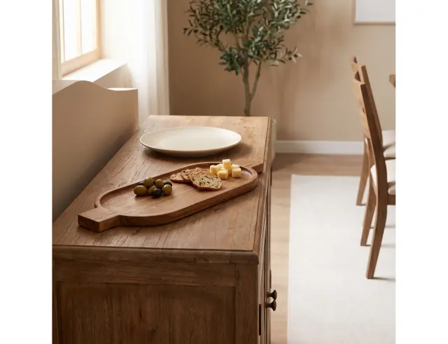 Ξύλινος Δίσκος Σερβιρίσματος Secret De Gourmet από Ξύλο Ακακίας, 48x18x1.5cm 194193
