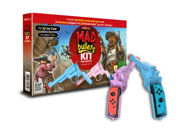 Maxx Tech - Mad Bullets CIB with Switch 2 & 1 compatible accessory - Nintendo Switch 2
