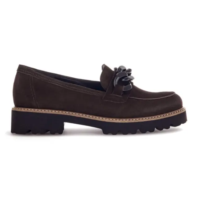 Gabor Μοκασίνια-Loafers Γυναικείο δέρμα Nubuck Καφέ GAB/95240 004-MOCCA - 41