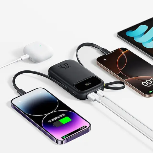 Baseus EnerFill FC31 Power Bank 20000mAh 22.5W με Θύρα USB-A και Θύρα USB-C Power Delivery / Quick Charge Μαύρο 2