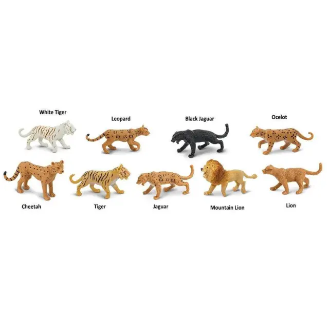 Safari Ltd Μινιατούρες Big Cats TOOB Αιλουροειδή για 3+ ετών 694604 2