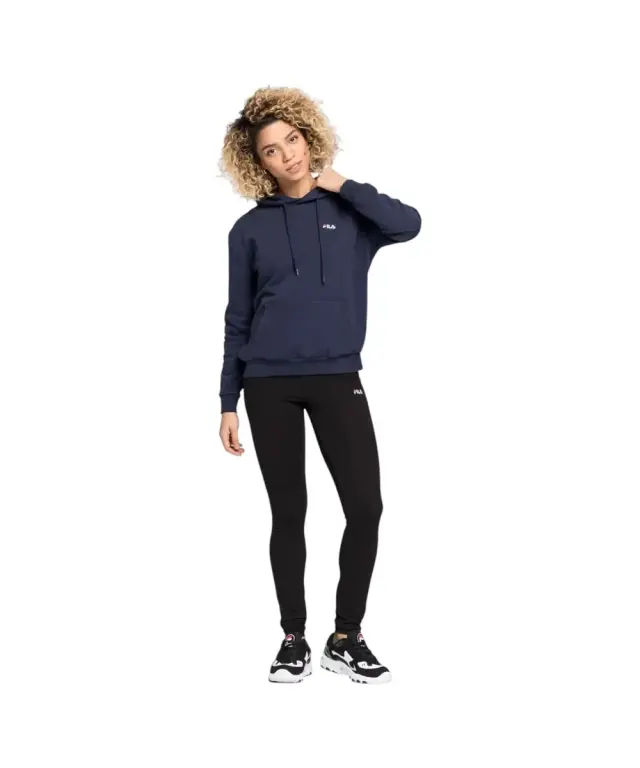 Fila - Γυναικεία Μπλούζα Με Κουκούλα Lierna FAW1054-50004 Μπλε 3